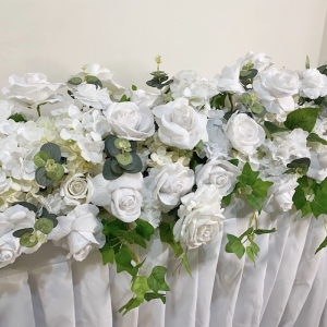 Bridal Table Garland Green & White $80 per metre 