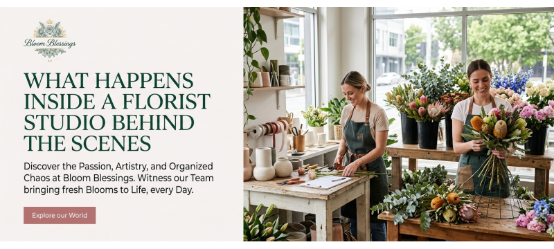 What Happens Inside a Florist Studio Behind the Scenes