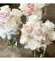 Bridesmaid Bouquet Fresh mix White & Quicksand Roses