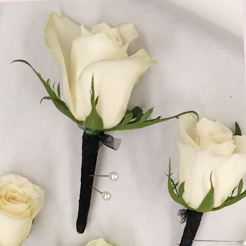 Buttonhole Single Rose