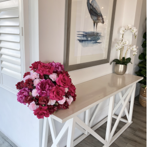 Guest Table Centrepiece - Pop Of Pink $60