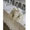 Guest Table Centrepiece - Rose White - Artificial $60