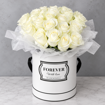 Gifted Blessings Collection - White Roses